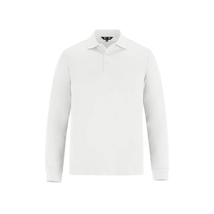 Custom Long Sleeve Pique Mesh Polo - Adult
