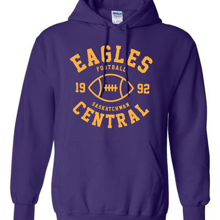 Eagles Football Hoodie - Purple