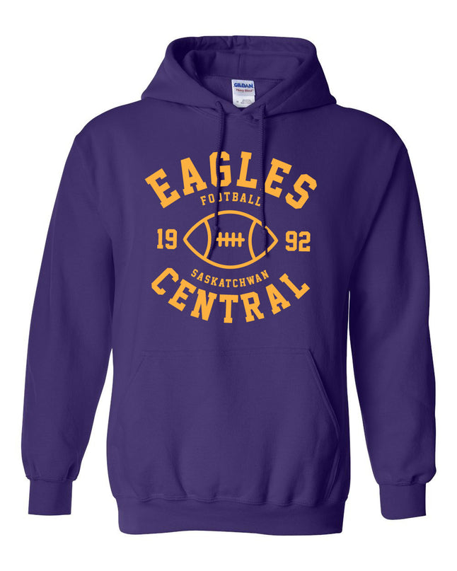 Eagles Football Hoodie - Purple