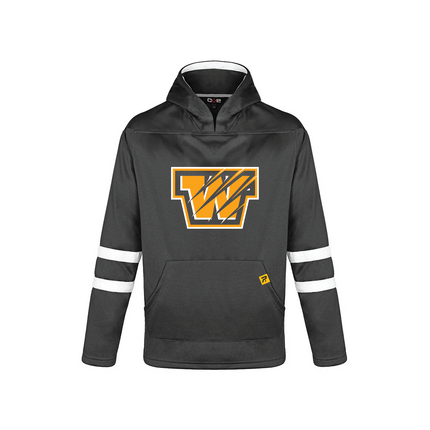 Warman Wildcats - Hockey Lace Hooded Sweatshirt