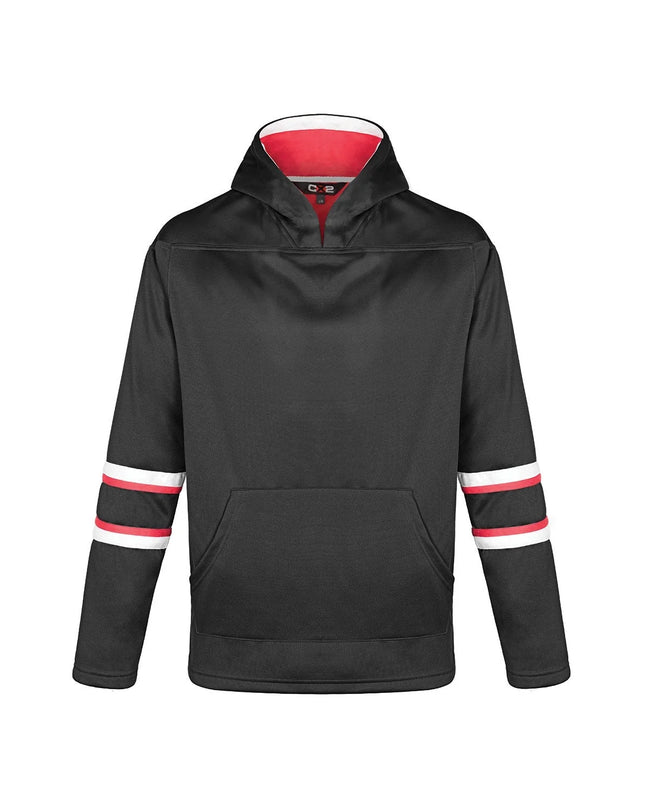 Custom Dangle Pullover Hockey Lace Hooded Sweatshirt - Youth