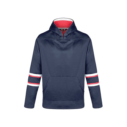 Custom Dangle Pullover Hockey Lace Hooded Sweatshirt - Youth