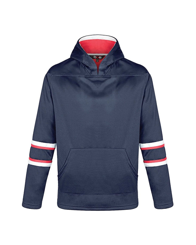 Custom Dangle Pullover Hockey Lace Hooded Sweatshirt - Youth