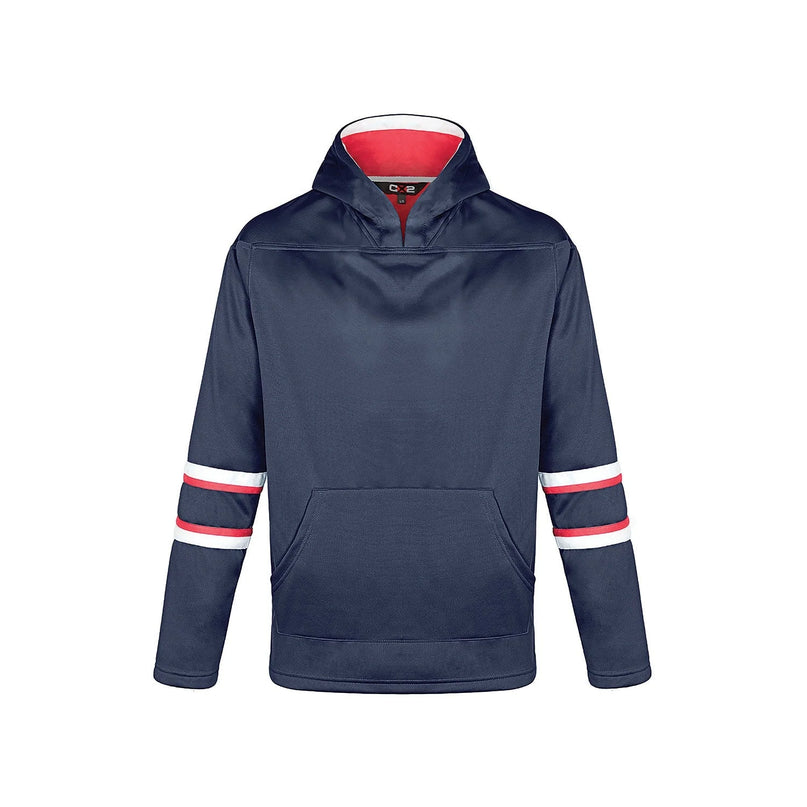 Custom Dangle Pullover Hockey Lace Hooded Sweatshirt - Youth