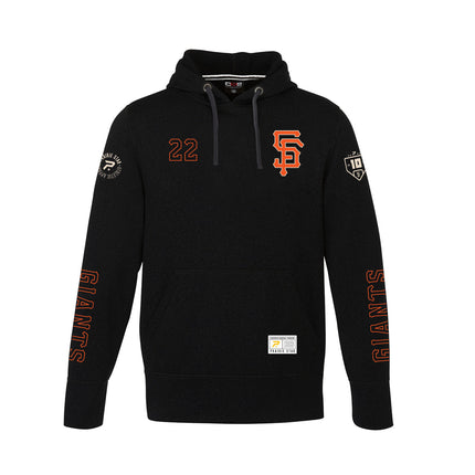 Giants Chest Monogram Performance Hoodie – Youth Black