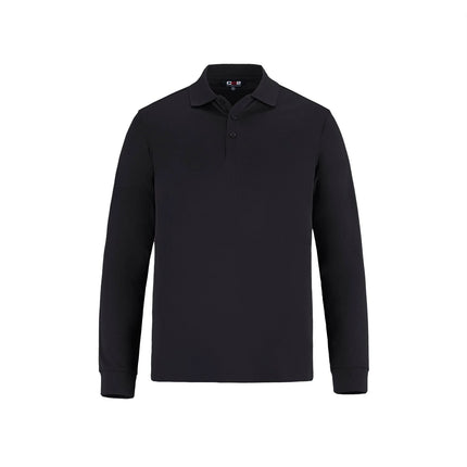 Custom Long Sleeve Pique Mesh Polo - Adult