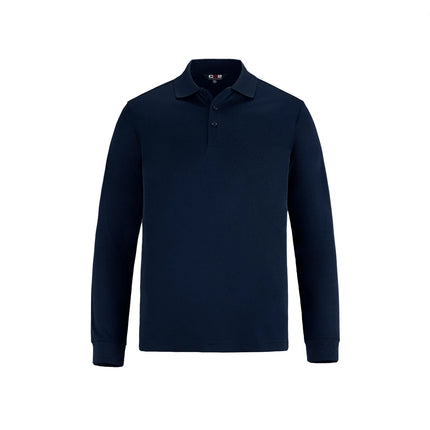 Custom Long Sleeve Pique Mesh Polo - Adult