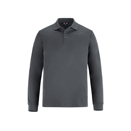 Custom Long Sleeve Pique Mesh Polo - Adult