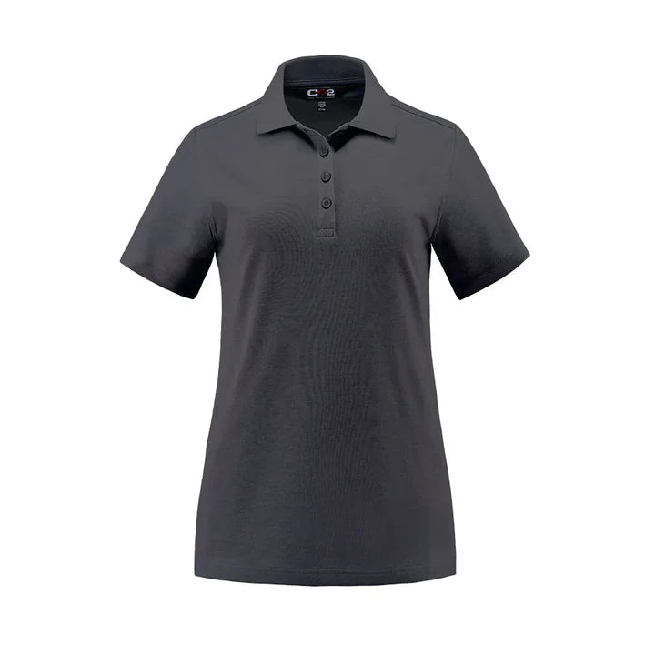 Custom Elite Cotton Poly Spandex Pique Polo - Ladies