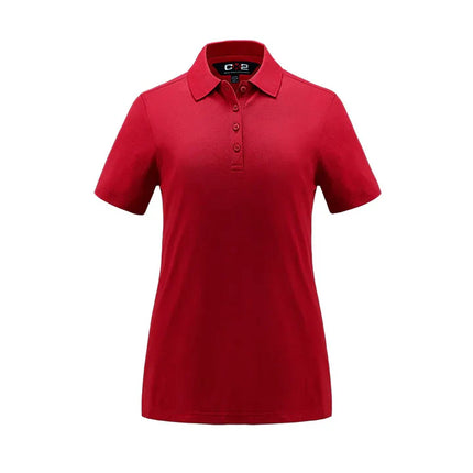 Custom Elite Cotton Poly Spandex Pique Polo - Ladies