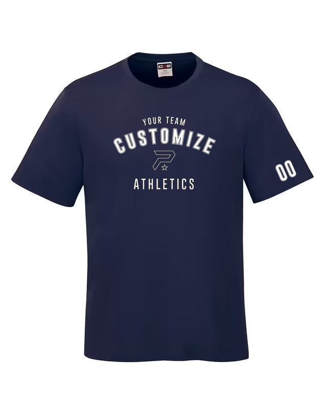 Custom Performance Crewneck Tee – Adult