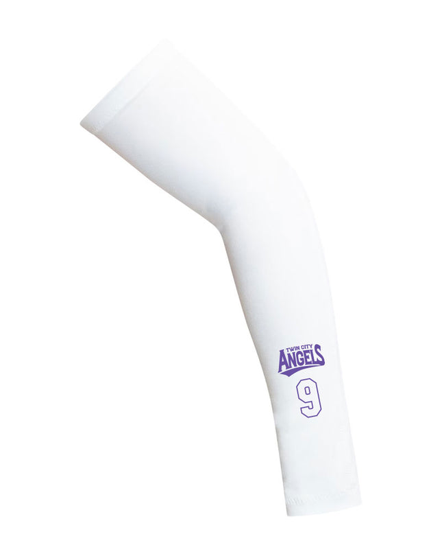 Angels Performance Compression Arm Sleeve – Youth White
