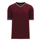 Maroon Black White-443