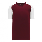 S / Maroon White-233