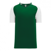 S / Dark Green White-260